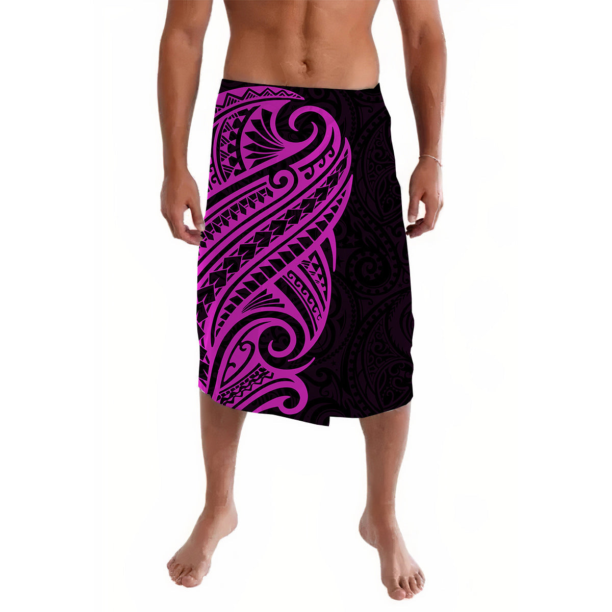 Polynesian Tribal Tattoo Purple Lavalava