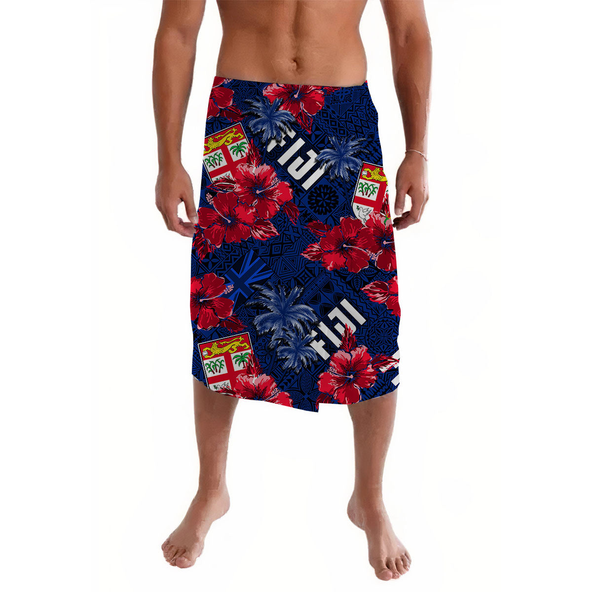 Fiji Hibiscus Lavalava Hawaii Style No.2