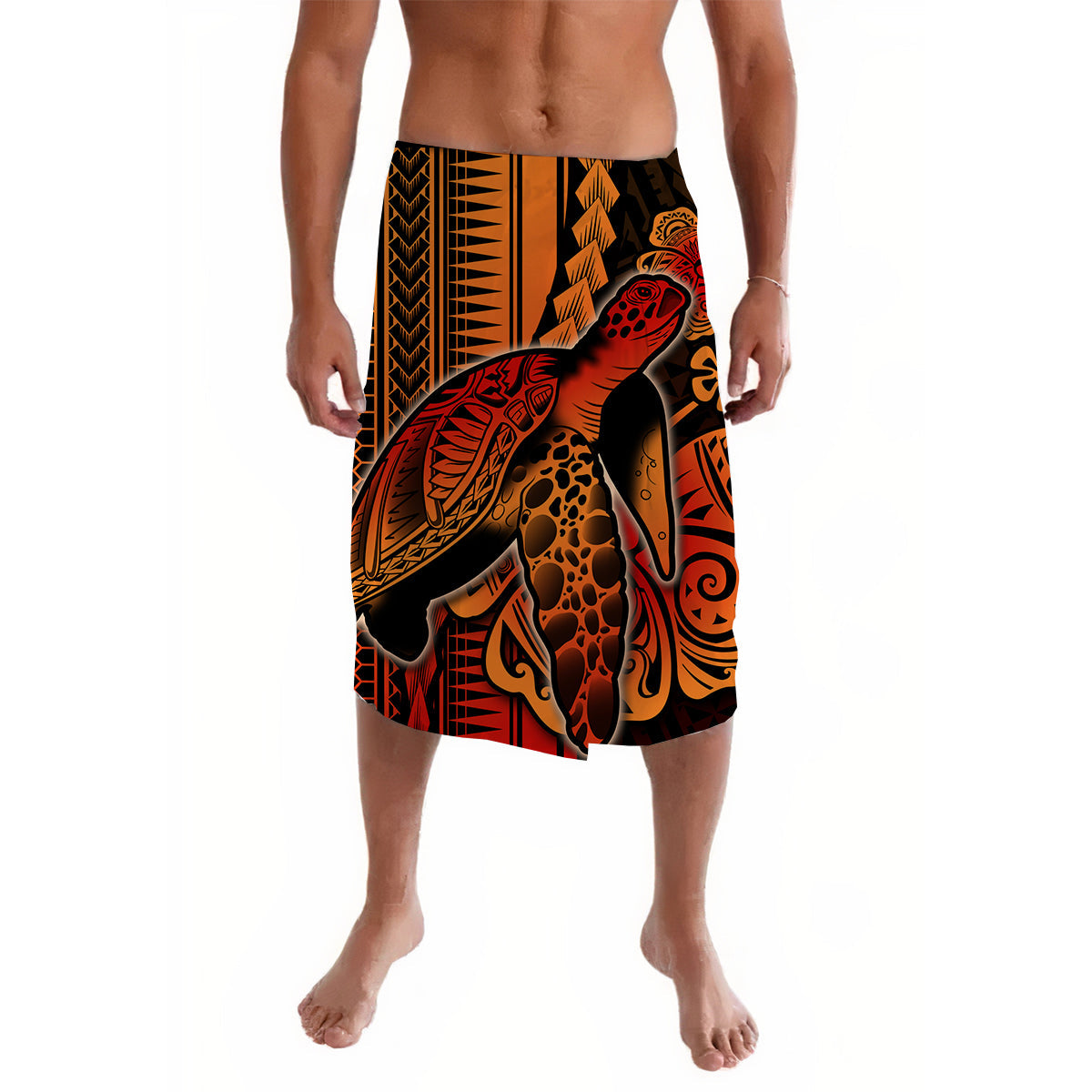 Polynesian Turtle Lavalava Style No.1