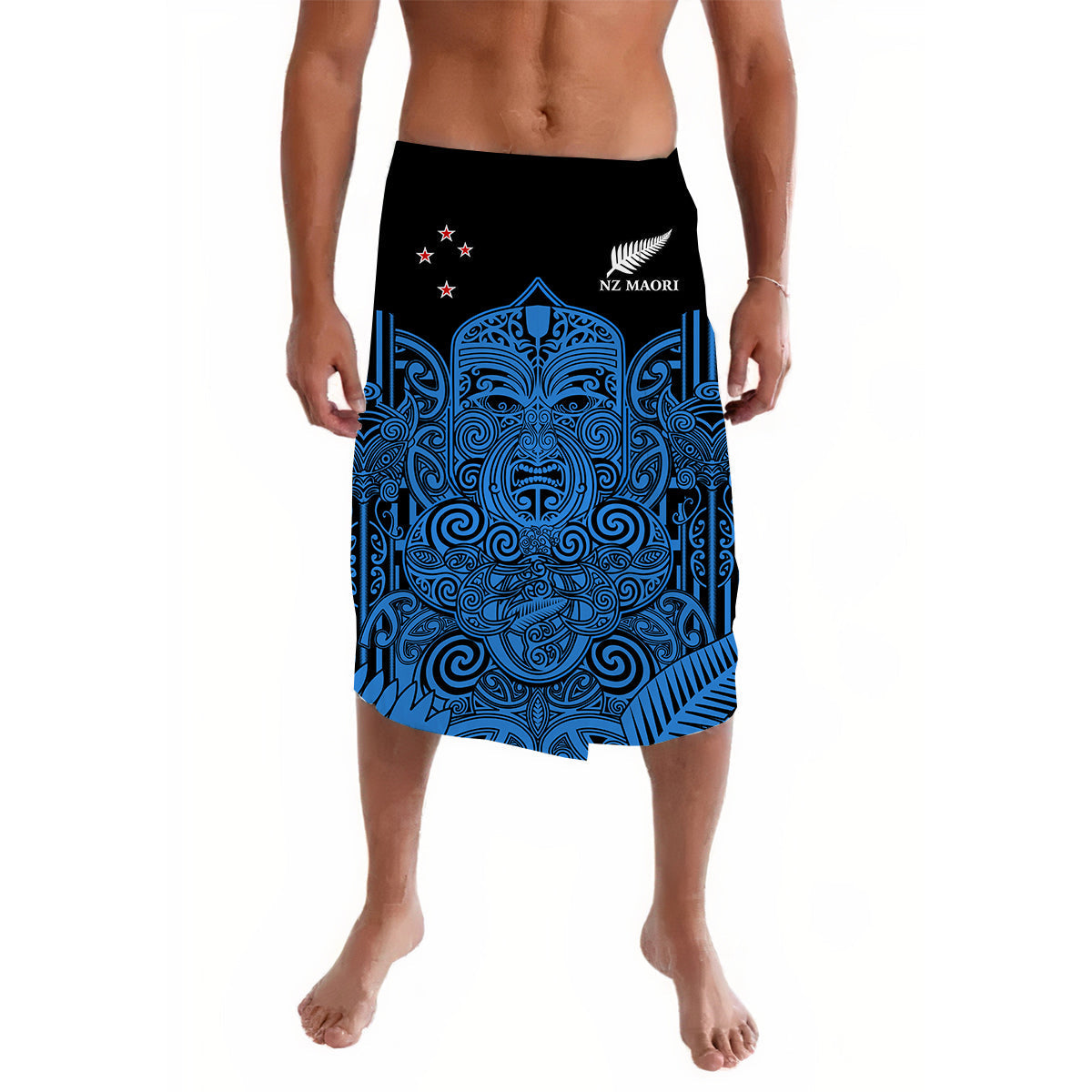 New Zealand Tiki Rugby Lavalava NZ Maori Koru Pattern Ver.05