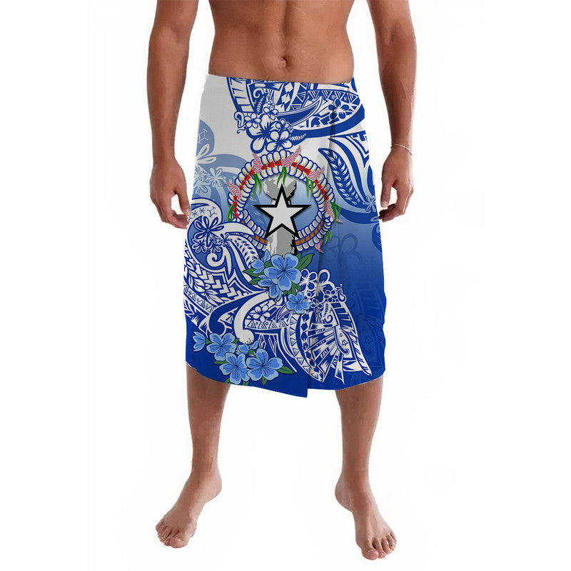 Northern Mariana Islands Lavalava Polynesian Floral Tribal