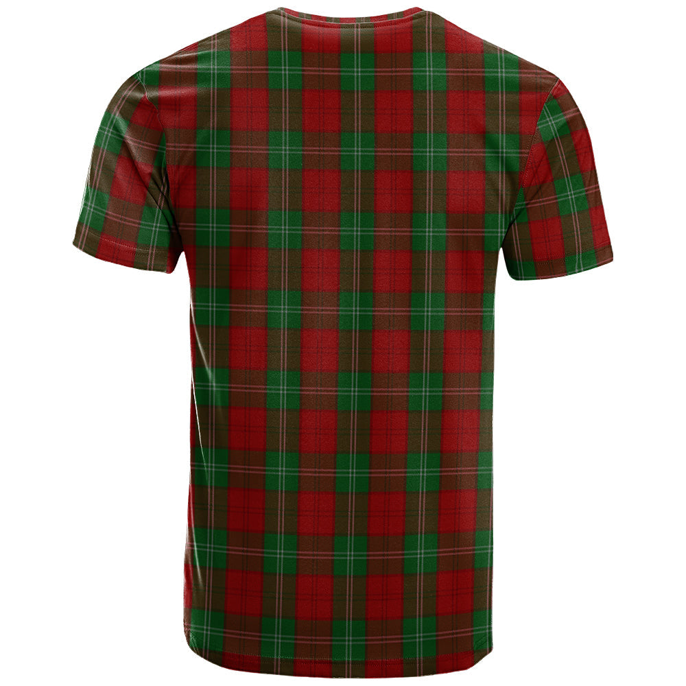 Printivon Lennox Clan DNA In Me Tartan Crest T Shirt