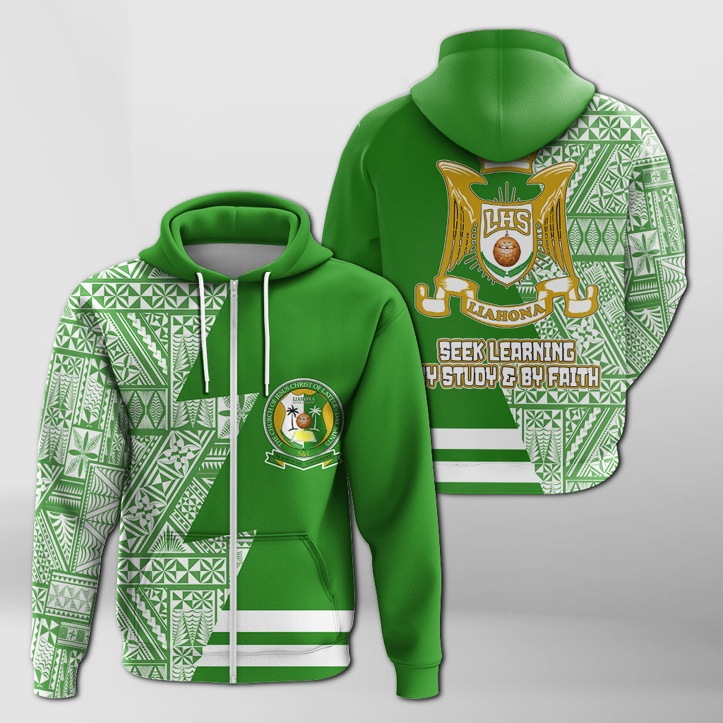 Tonga Liahona High School LHS Motto Zip Up Hoodie
