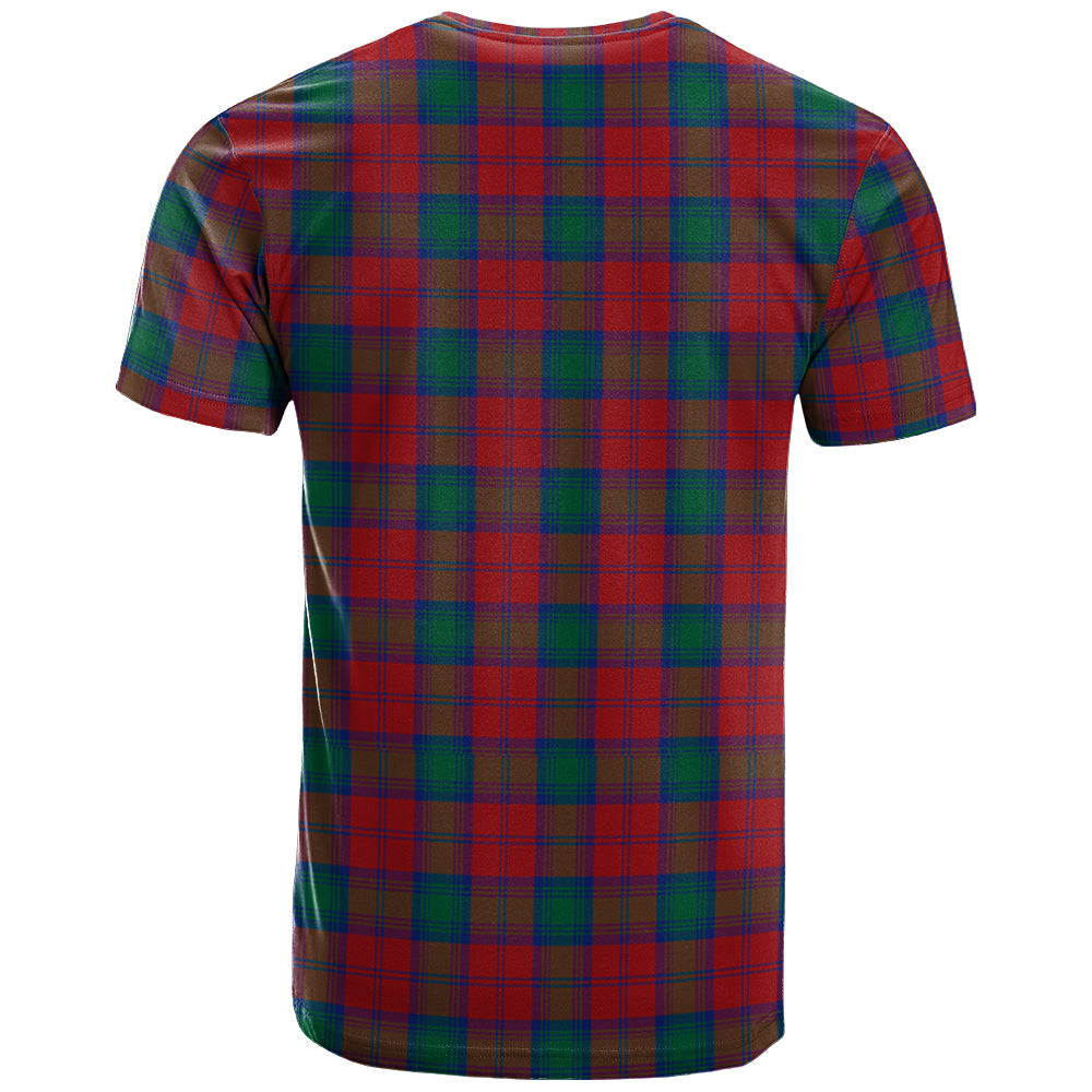 Printivon Lindsay Modern Clan DNA In Me Tartan Crest T Shirt