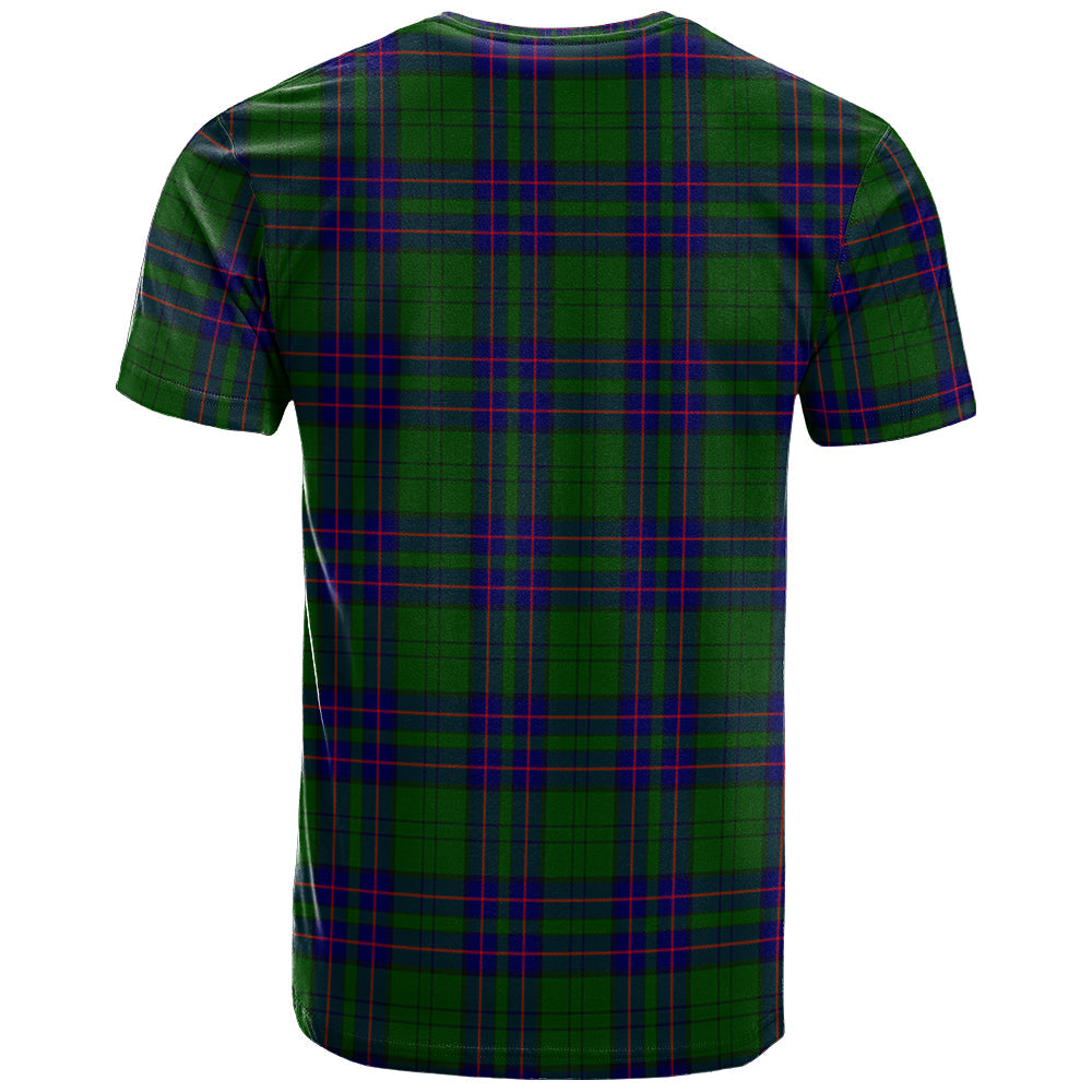 Printivon Lockhart Modern Clan DNA In Me Tartan Crest T Shirt
