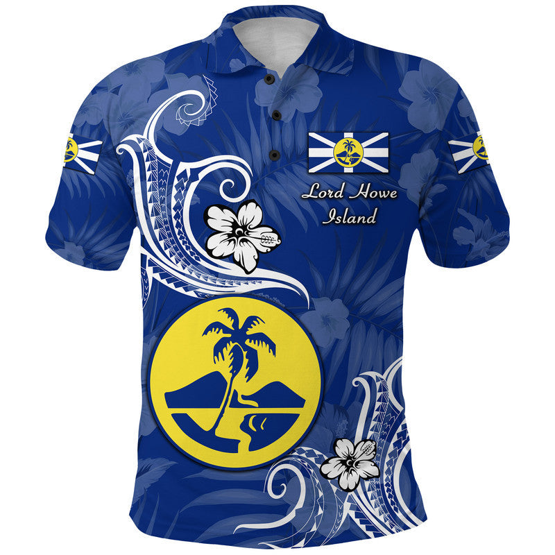 Lord Howe Island Polo Shirt Unique Polynesian - White Vibes
