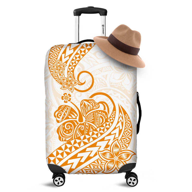 Polynesian Tribal Tattoo Retro Luggage Cover Gold Screen Color