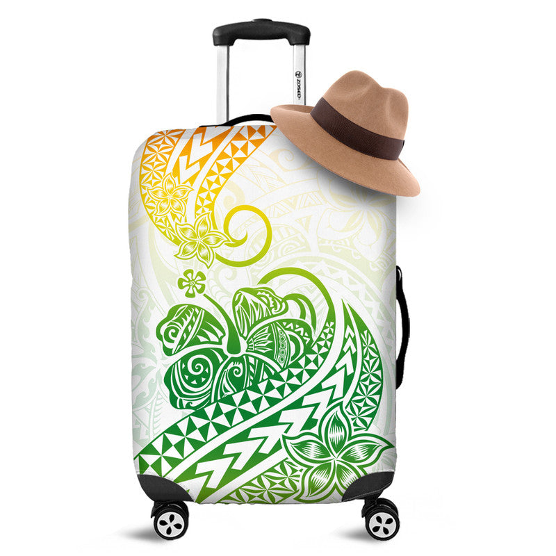 Polynesian Tribal Tattoo Retro Luggage Cover Gradient 02 Screen Color