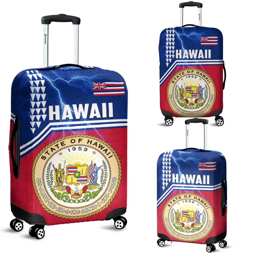 Seal of Hawaii Luggage Covers Kakau Polynesian Thunder Style