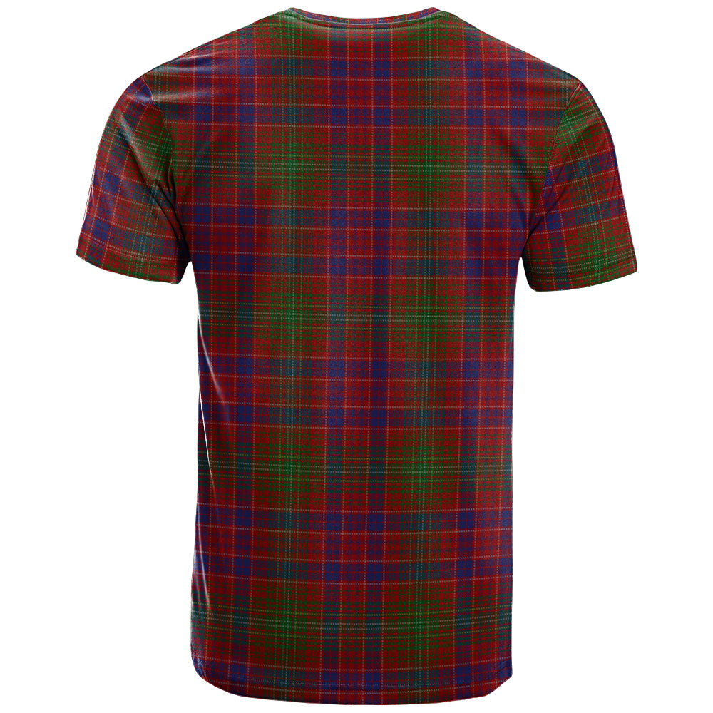 Printivon Lumsden Short Clan DNA In Me Tartan Crest T Shirt
