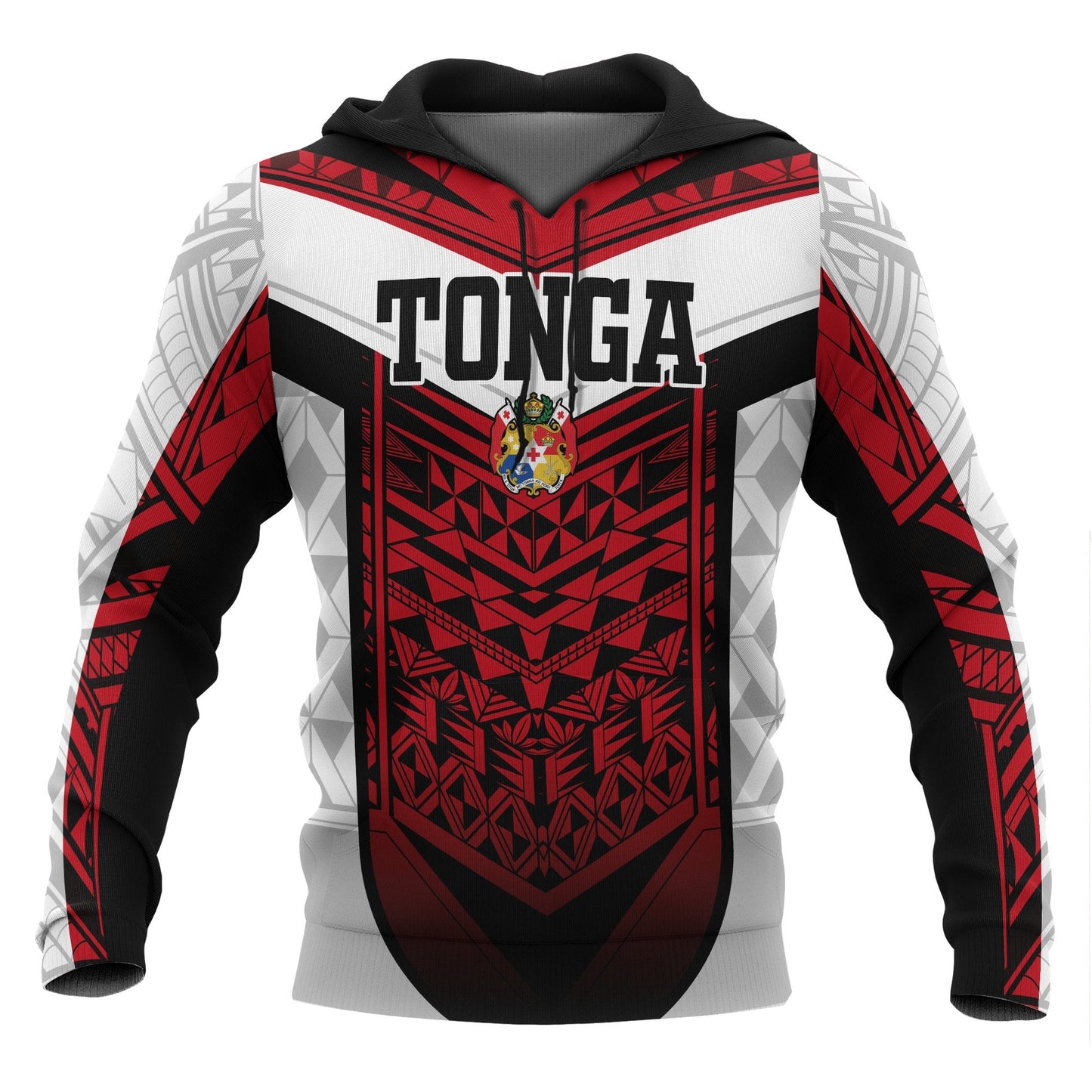Tonga Polynesian Hoodie Tongan Pattern