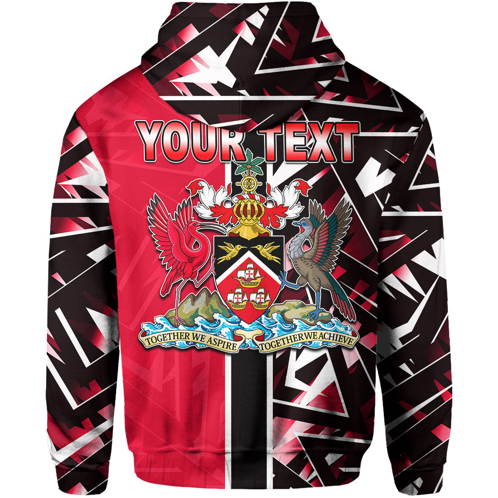 Custom Trinidad And Tobago Zip Hoodie Sport Style
