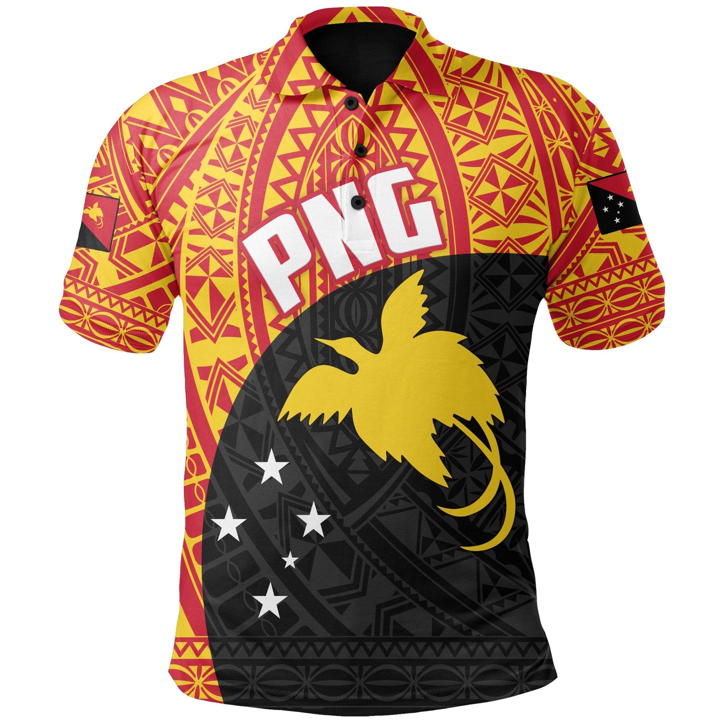 Papua New Guinea Polynesian Polo Shirt Rugby
