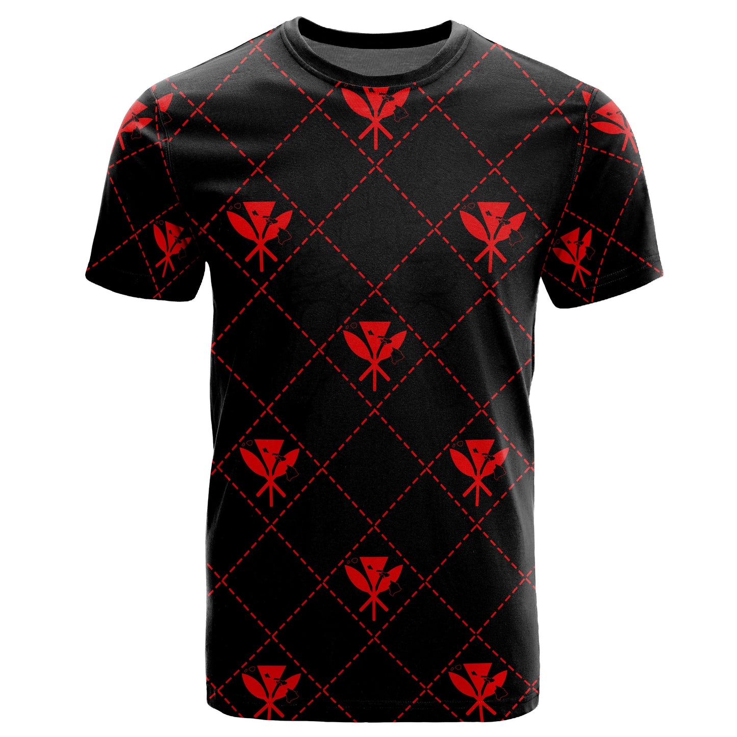 Kanaka Maoli T Shirt Regal Red AH