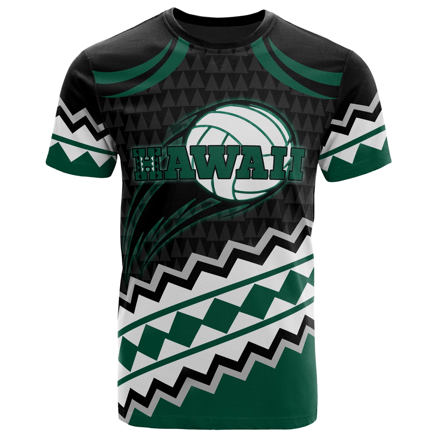 Hawaii Polynesian T Shirt Volleyball Spirit