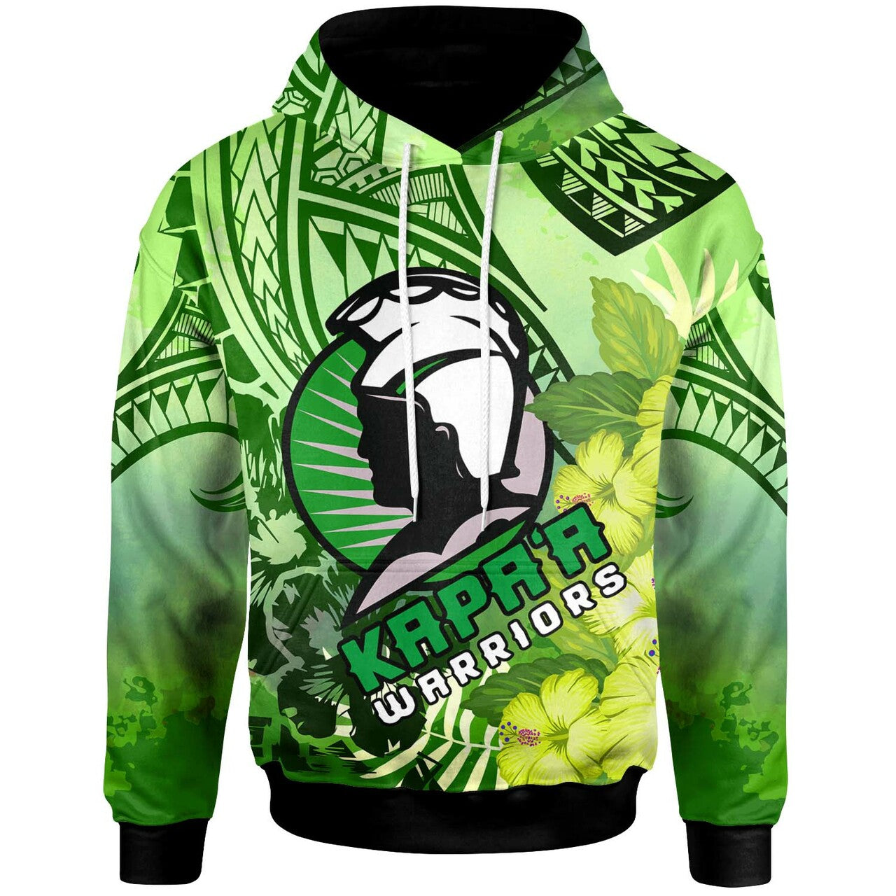 Hawaii Polynesian Hoodie Kapaa High School Hawaiian Warrior Polynesian Culture Hibicus