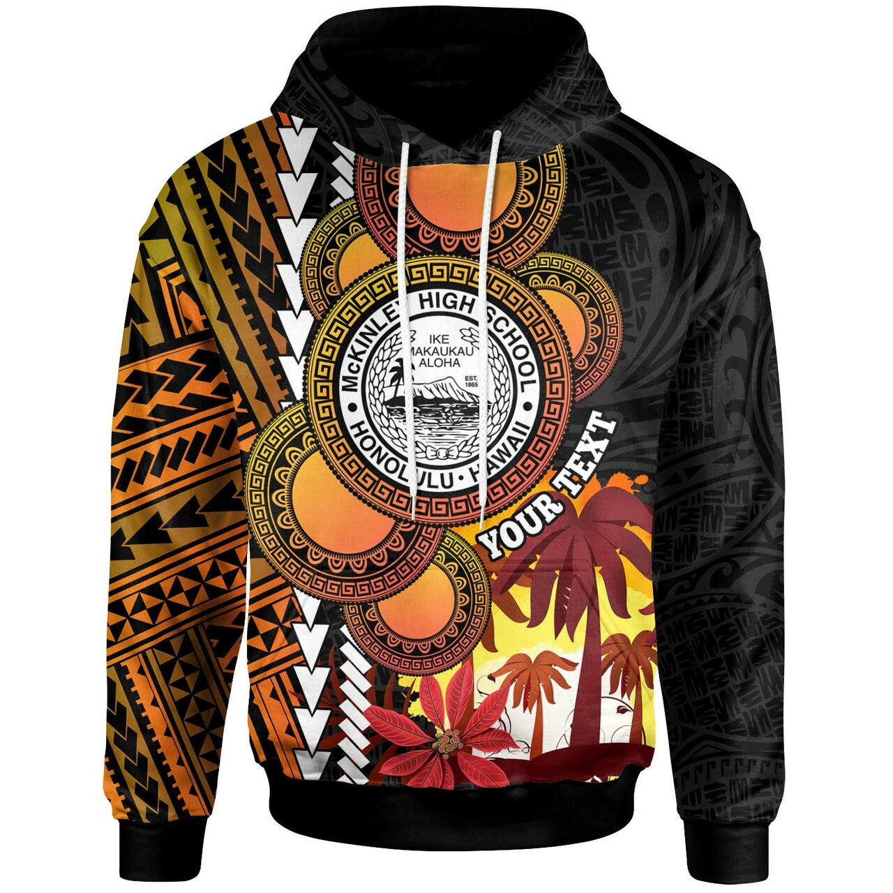 Hawaii Hoodie President William McKinley High School Hawaii Tropical Polynesian