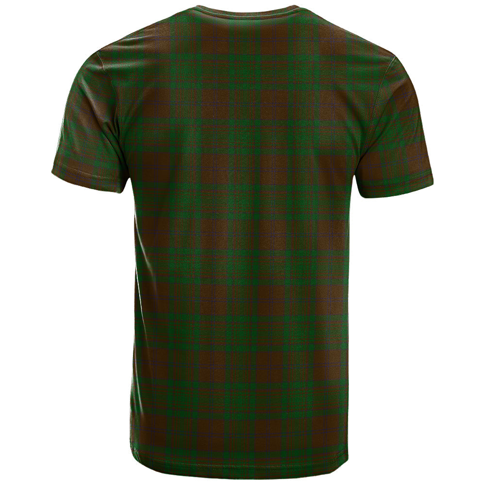 Printivon MacAlister of Glenbarr Hunting Clan DNA In Me Tartan Crest T Shirt
