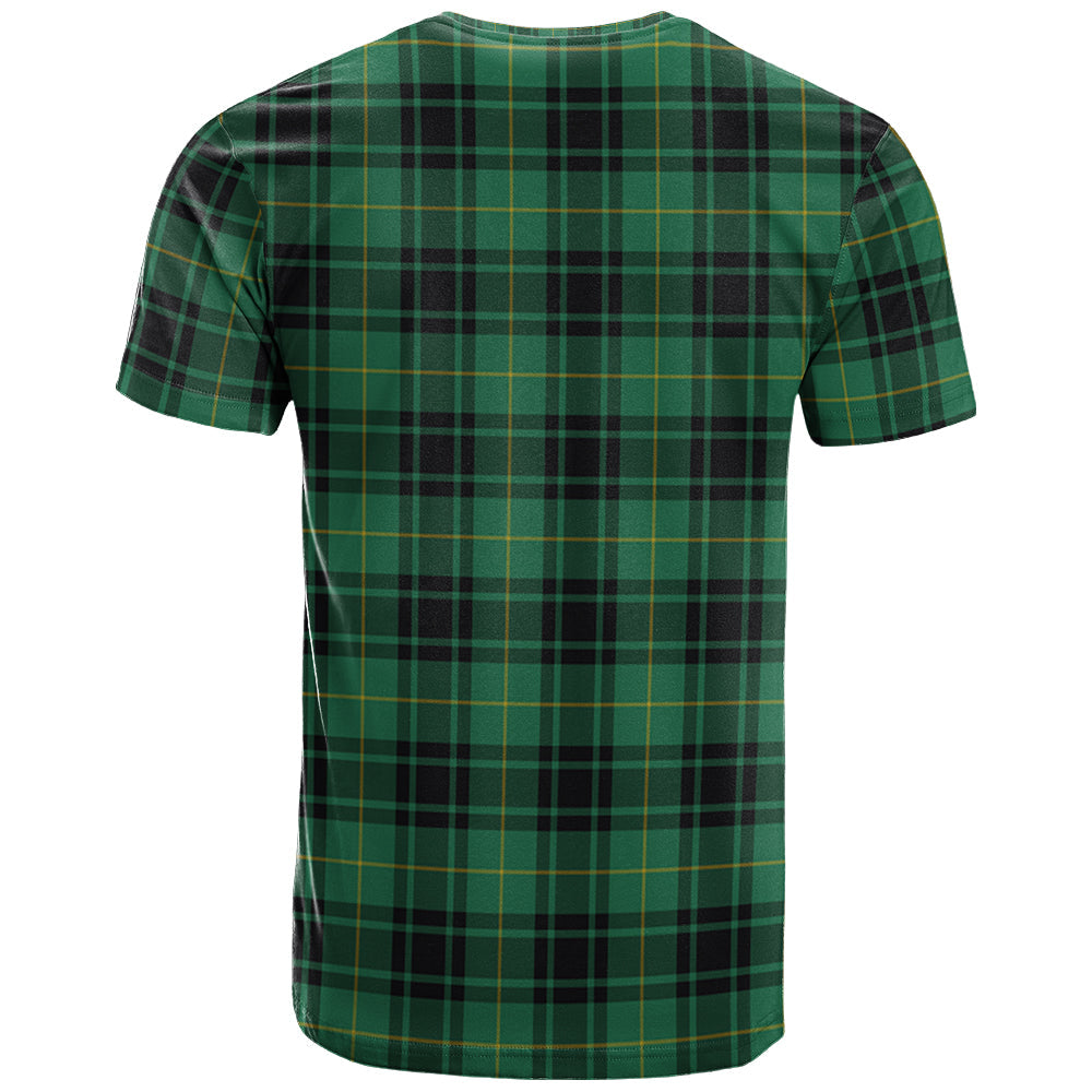 Printivon MacArthur Ancient Clan DNA In Me Tartan Crest T Shirt