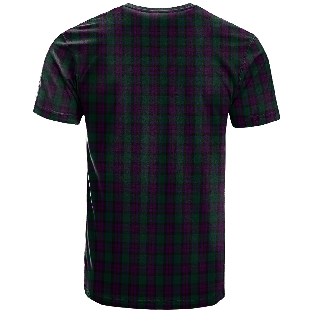 Printivon MacArthur of Milton Hunting Clan DNA In Me Tartan Crest T Shirt