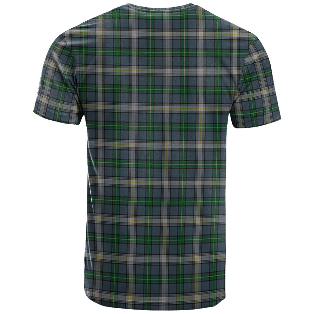 Printivon MacDowall Clan DNA In Me Tartan Crest T Shirt