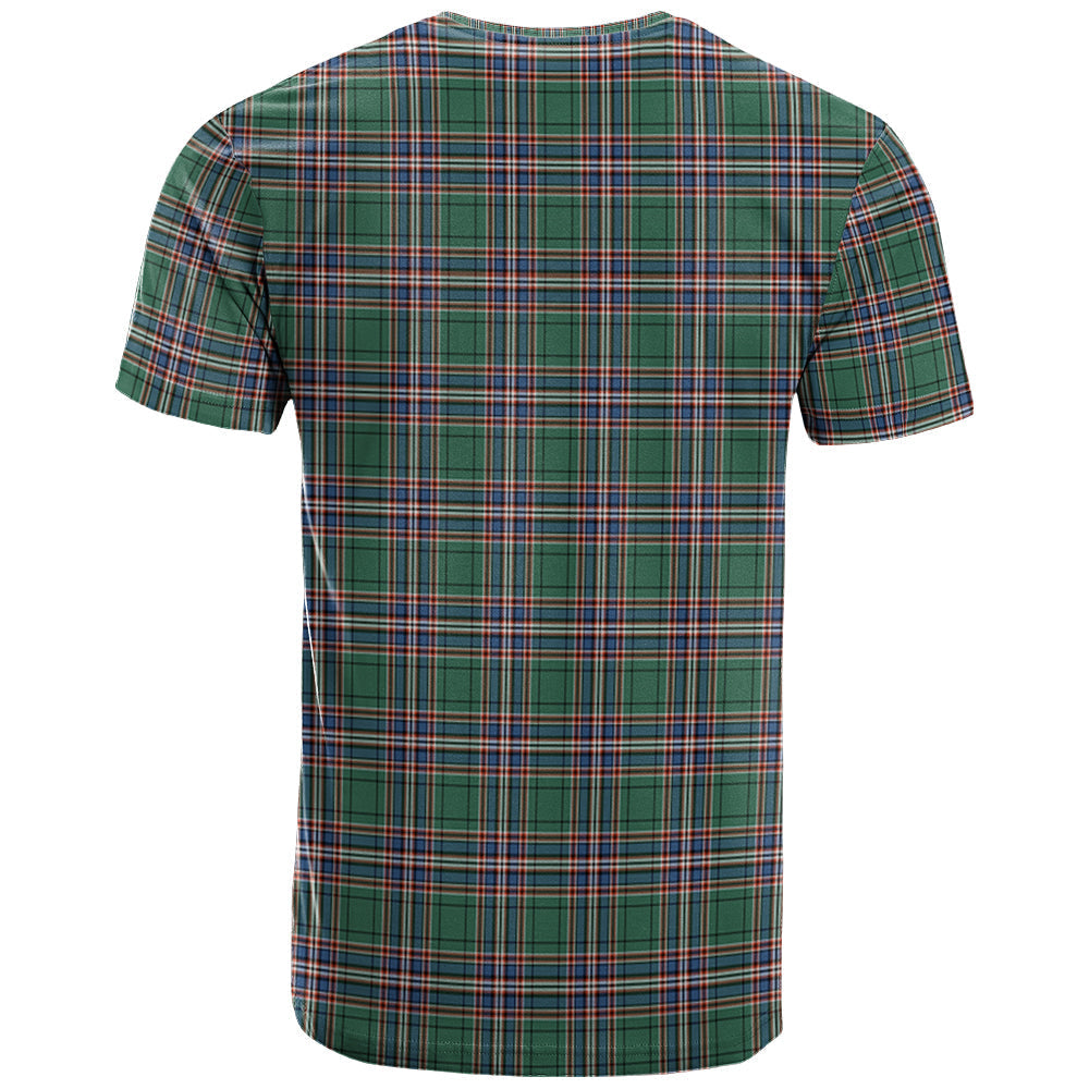 Printivon MacFarlane Hunting Ancient Clan DNA In Me Tartan Crest T Shirt