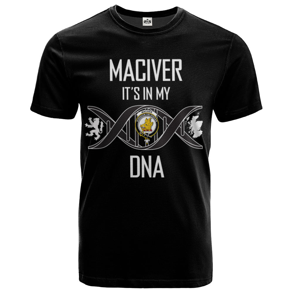 Printivon MacIver Clan DNA In Me Crest T Shirt