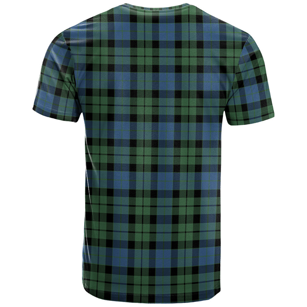 Printivon MacKay Ancient Clan DNA In Me Tartan Crest T Shirt