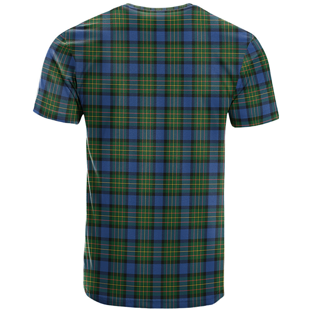 Printivon MacLaren Ancient Clan DNA In Me Tartan Crest T Shirt