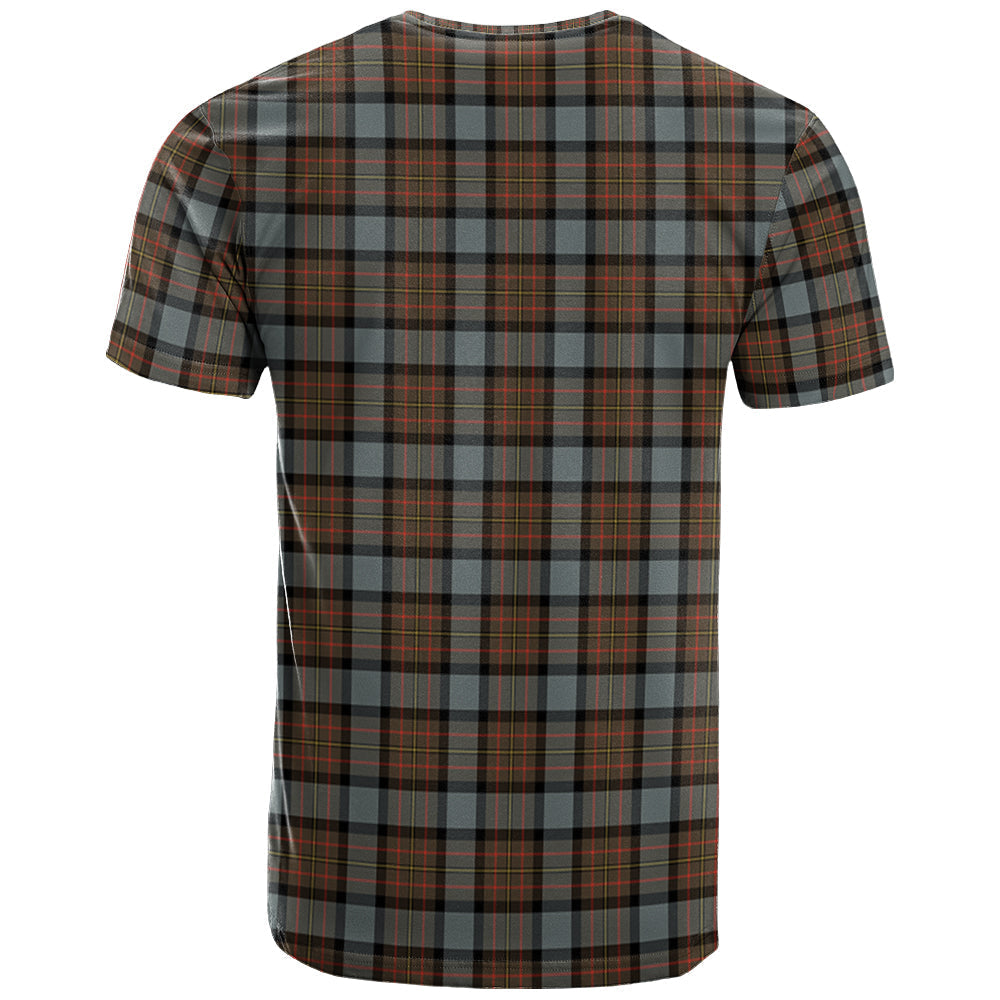 Printivon MacLaren Weathered Clan DNA In Me Tartan Crest T Shirt