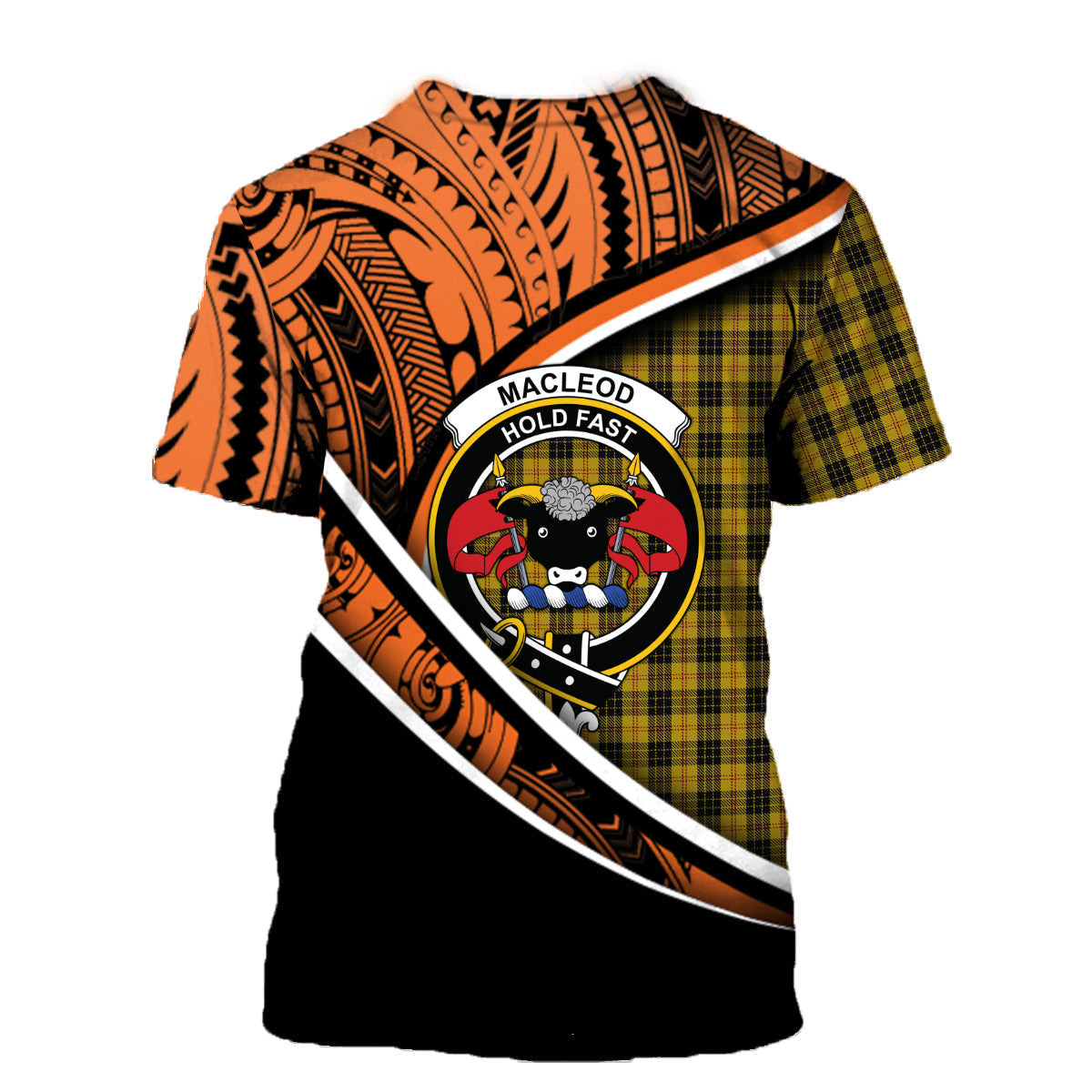Printivon MacLeod Red T Shirt Pattern Polynesian