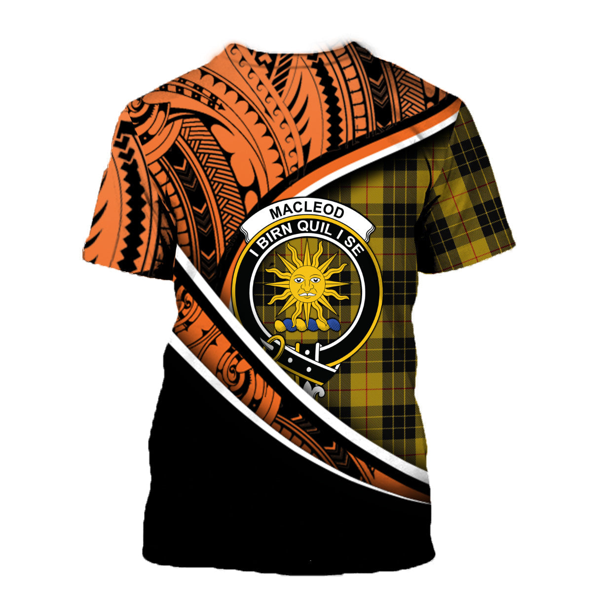 Printivon MacLeod of Lewis Modern T Shirt Pattern Polynesian