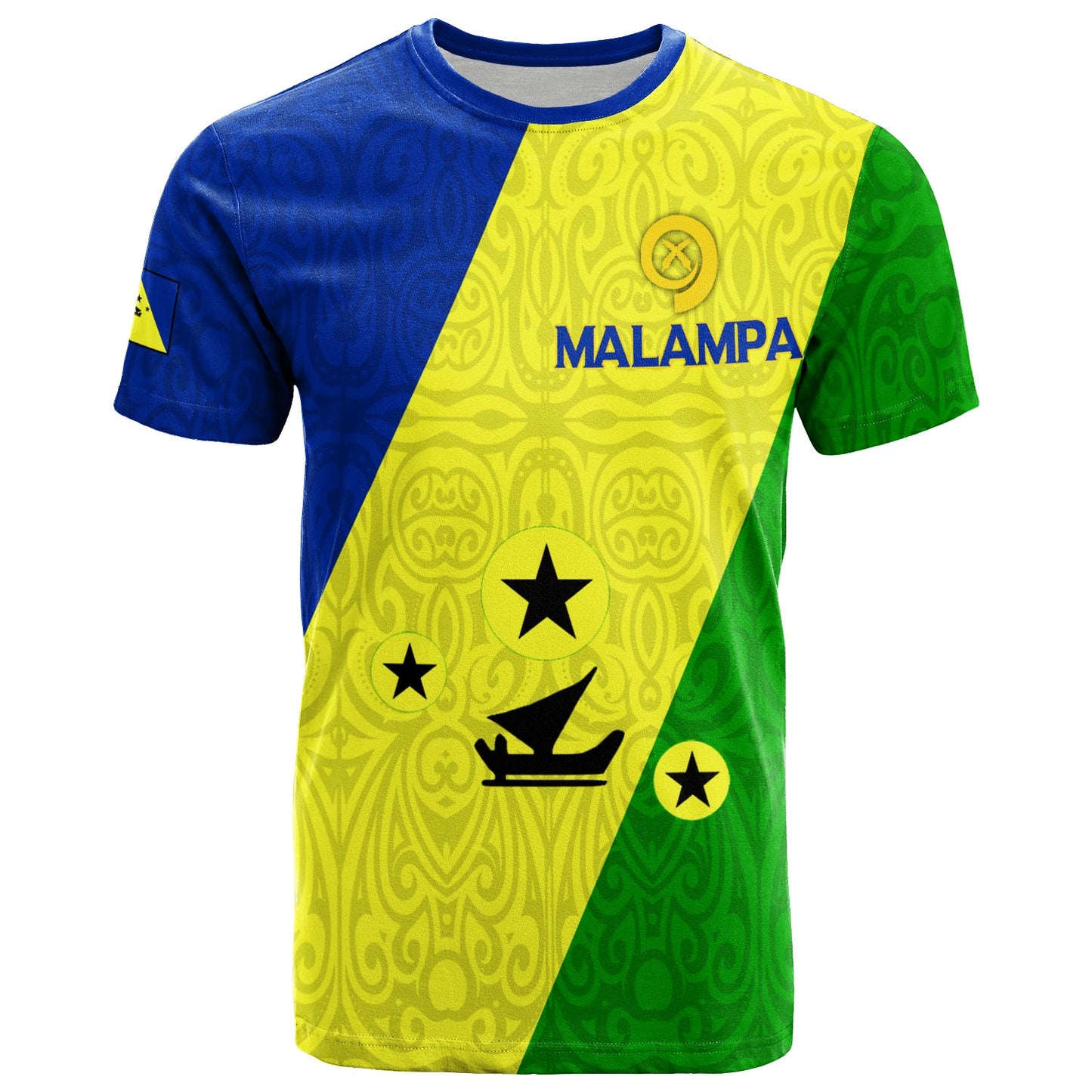 Vanuatu Malampa Province T Shirt Flag Style 2