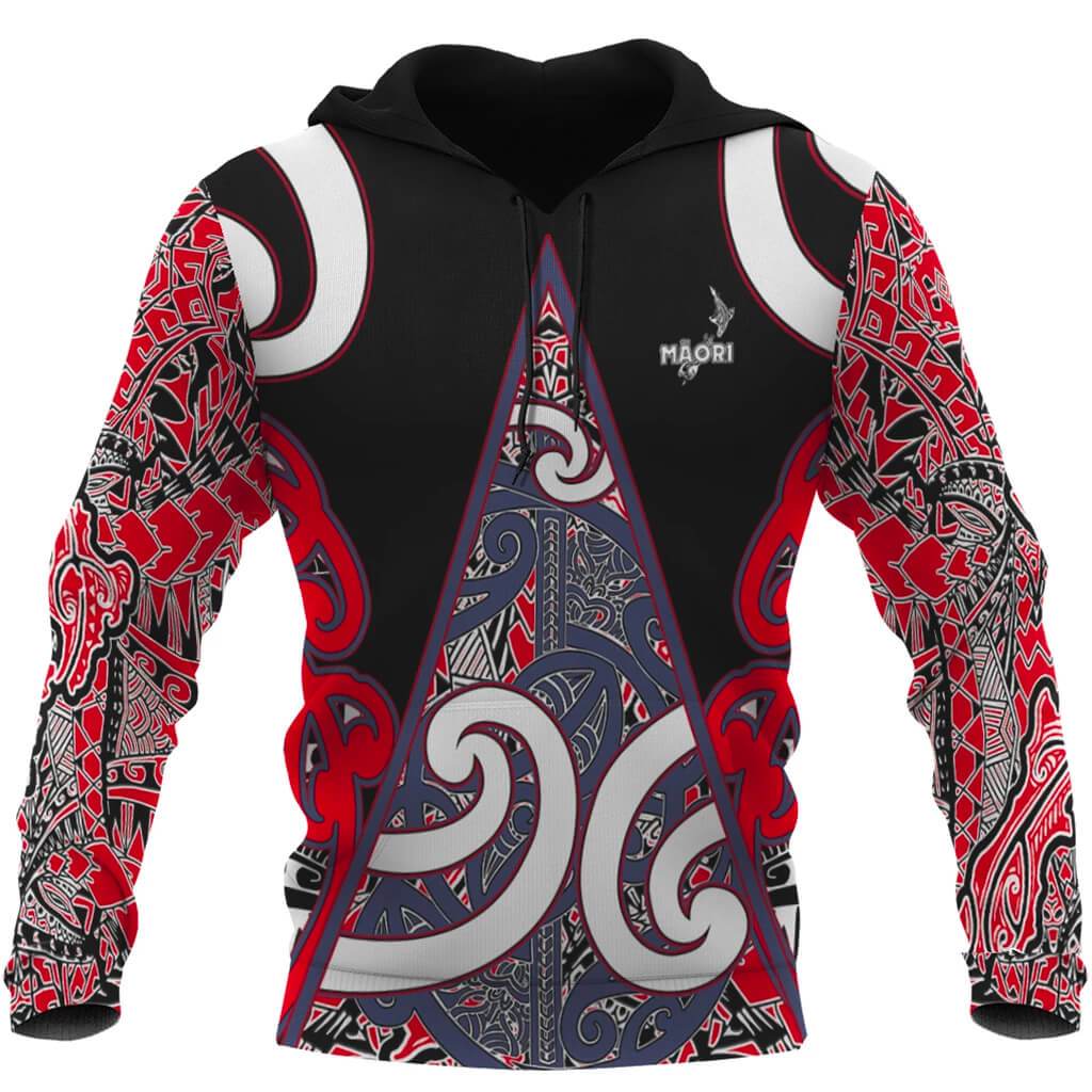 Maori Rugby Hoodie Mangu