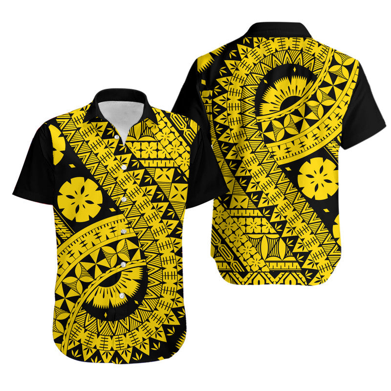 Polynesian Masi Kesa Gold Style Hawaiian Shirt