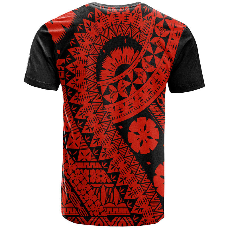 Polynesian Masi Kesa Red Style T Shirt