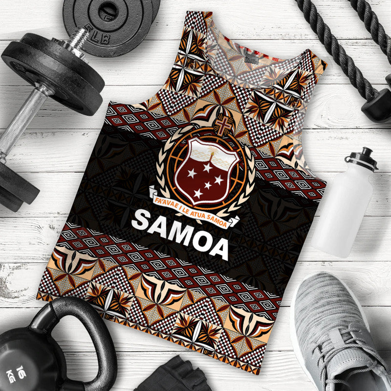 Samoa Men Tank Top Siapo Patterns