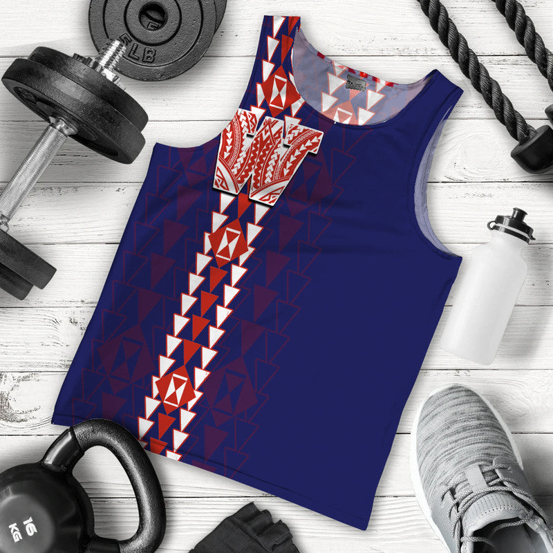 Hawaii Waianae High Mix Kakau Men Tank Top