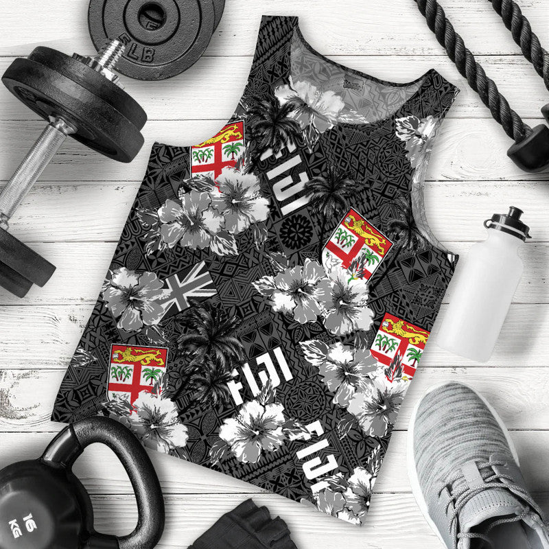 Fiji Hibiscus Men Tank Top Hawaii Style No.3