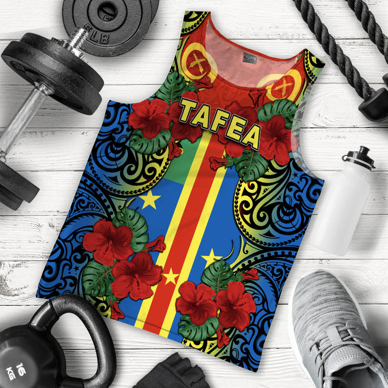 Vanuatu Tafea And Hibiscus Men Tank Top