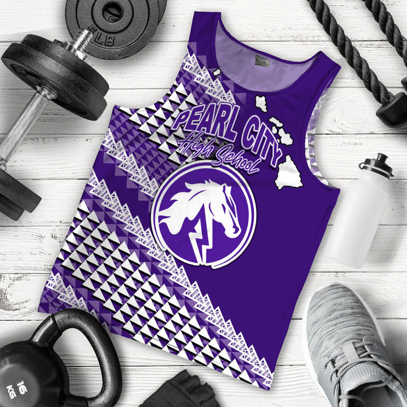Pearl City High School Hawaii Men Tank Top