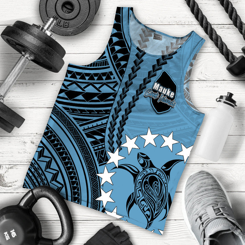 Cook Islands Mauke Polynesian Men Tank Top