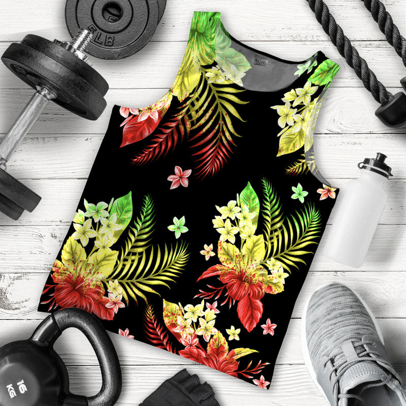 Hawaii Summer Colorful Men Tank Top Reggage