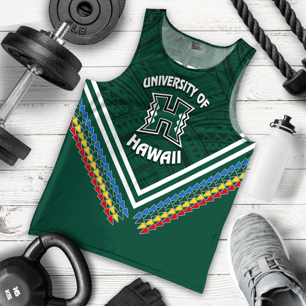 Hawaii Rainbow Warriors Men Tank Top Simple Style