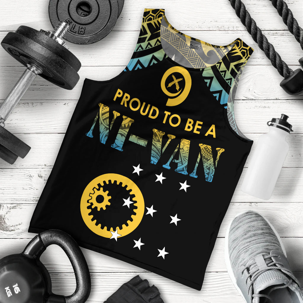 Vanuatu Proud To Be A Ni Van Polynesian Pattern Men Tank Top Sanma Province