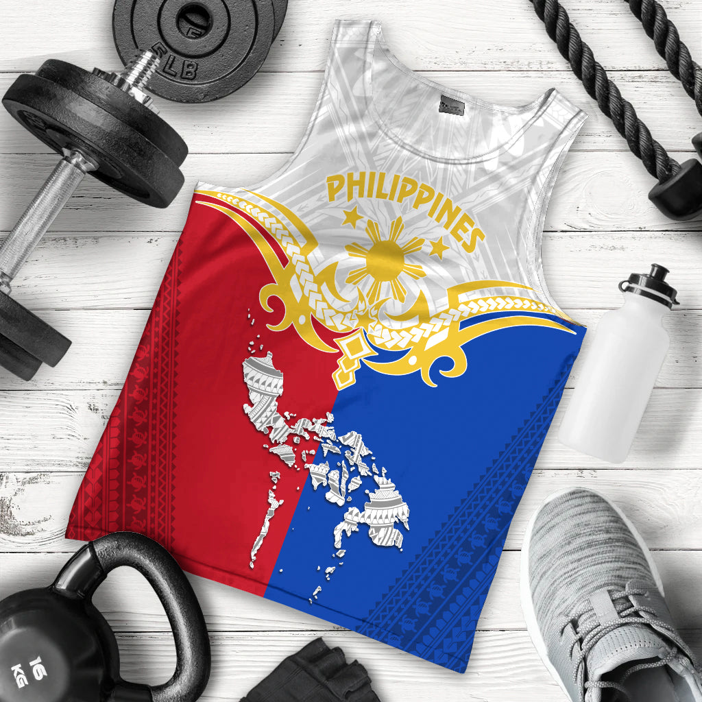 Philippines Men Tank Top Tribal Mix Style