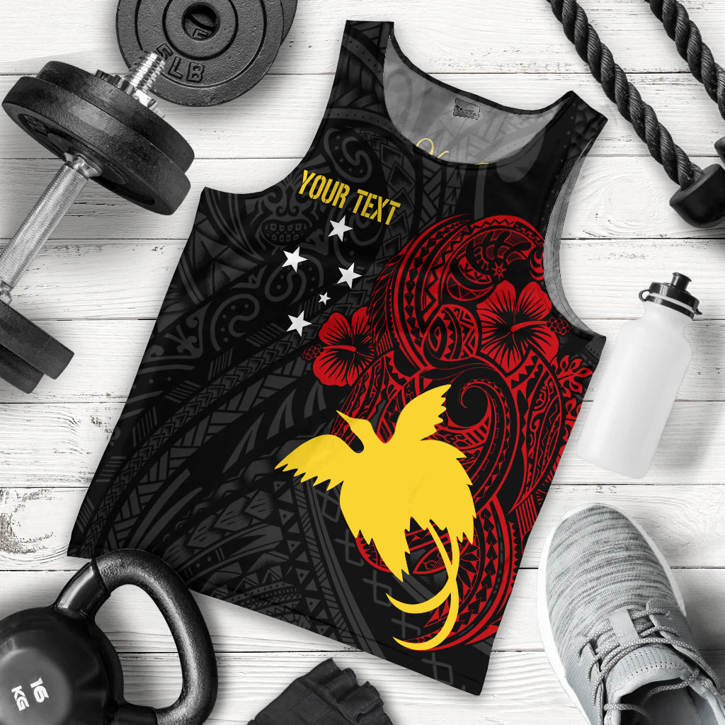 Personalised Papua New Guinea 47th Independence Men Tank Top Tribal Turtle