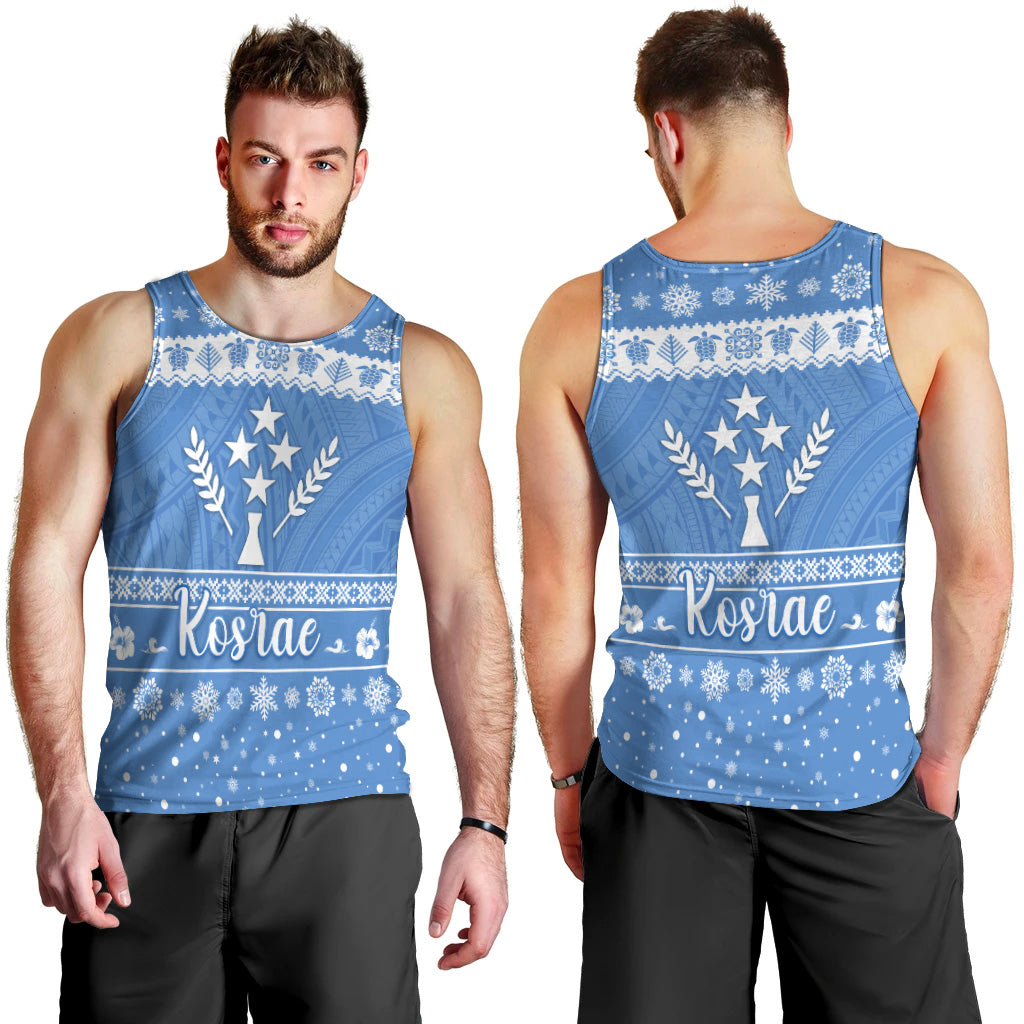 FSM Kosrae Christmas Men Tank Top Simple Style
