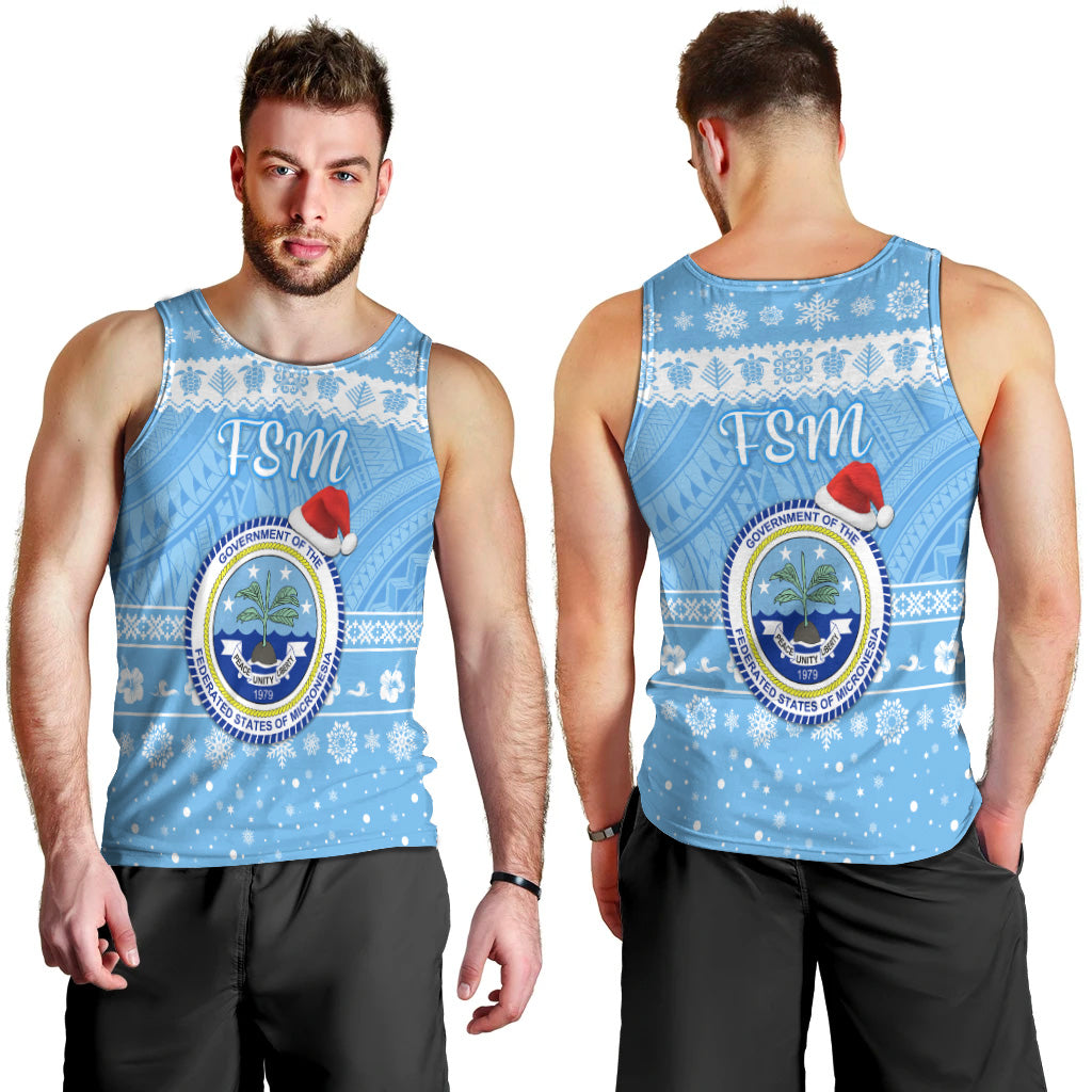 Federated States of Micronesia Christmas Men Tank Top Simple Style FSM Seal