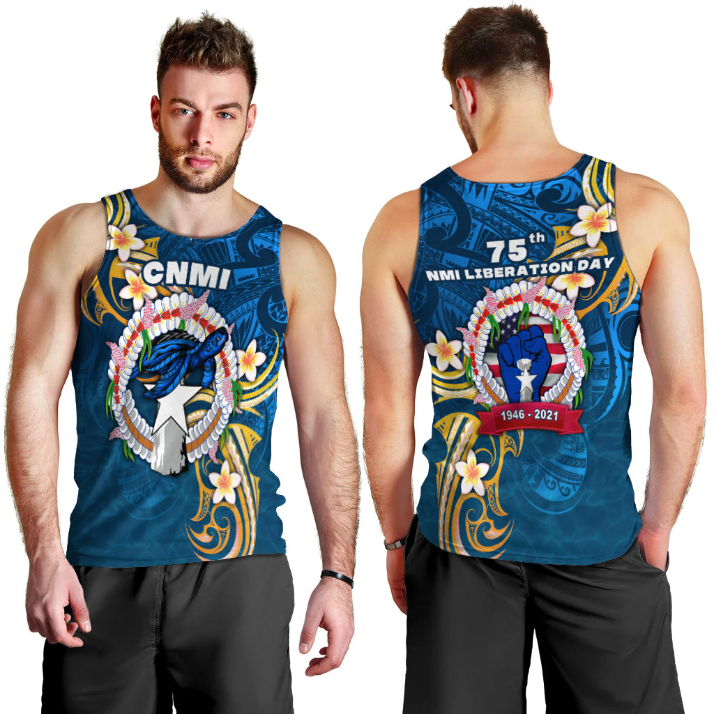 Northern Mariana Islands Men Tank Top Independence Day